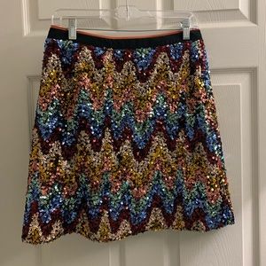 Anthropologie mini skirt